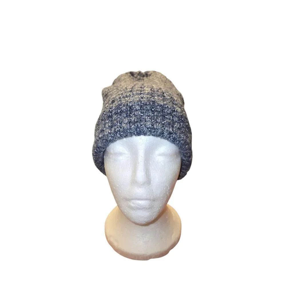 Old Navy Women's Blue Knitted Unlined Bobble Hat